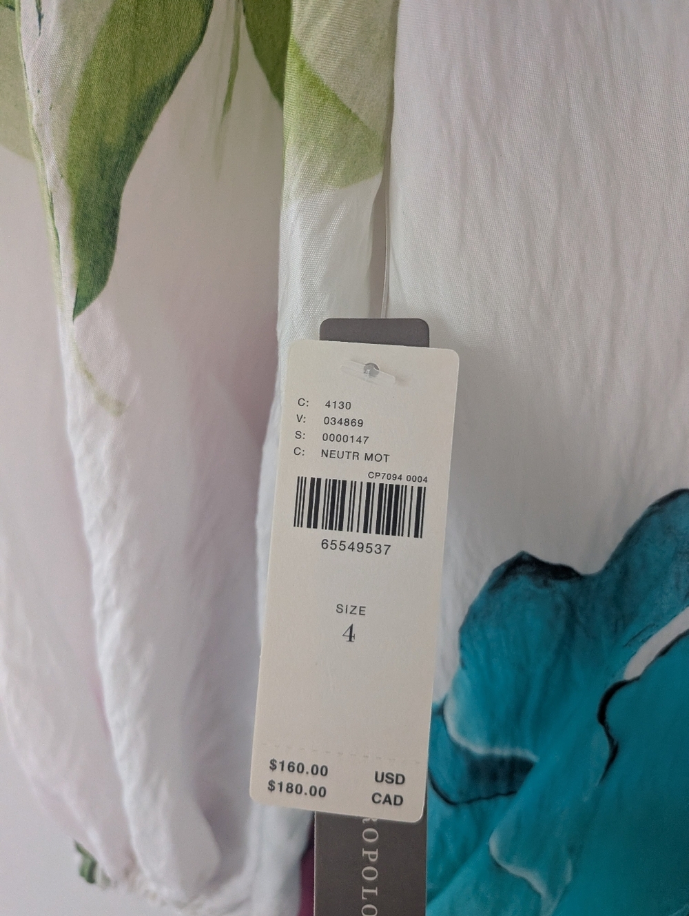 NWT! Anthropologie Maeve Printed Floral Midi Dress - Picture 4 of 9